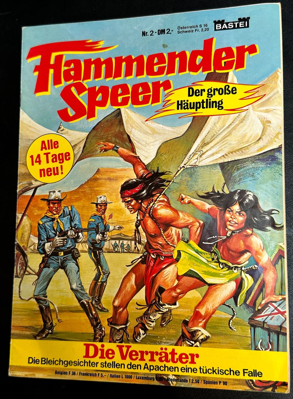 Fumetti: Flammender Speer Nr. 2 1979, 100 Comics eingestellt ab 1.- – Usato da Seltisberg venduto da quadartswiss