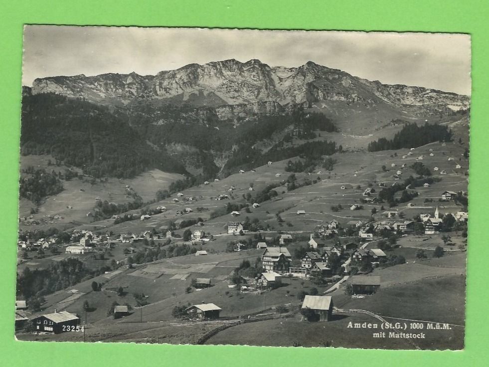 Cartoline postali: Amden mit Mattstock – Usato da Zürich venduto da t24_de