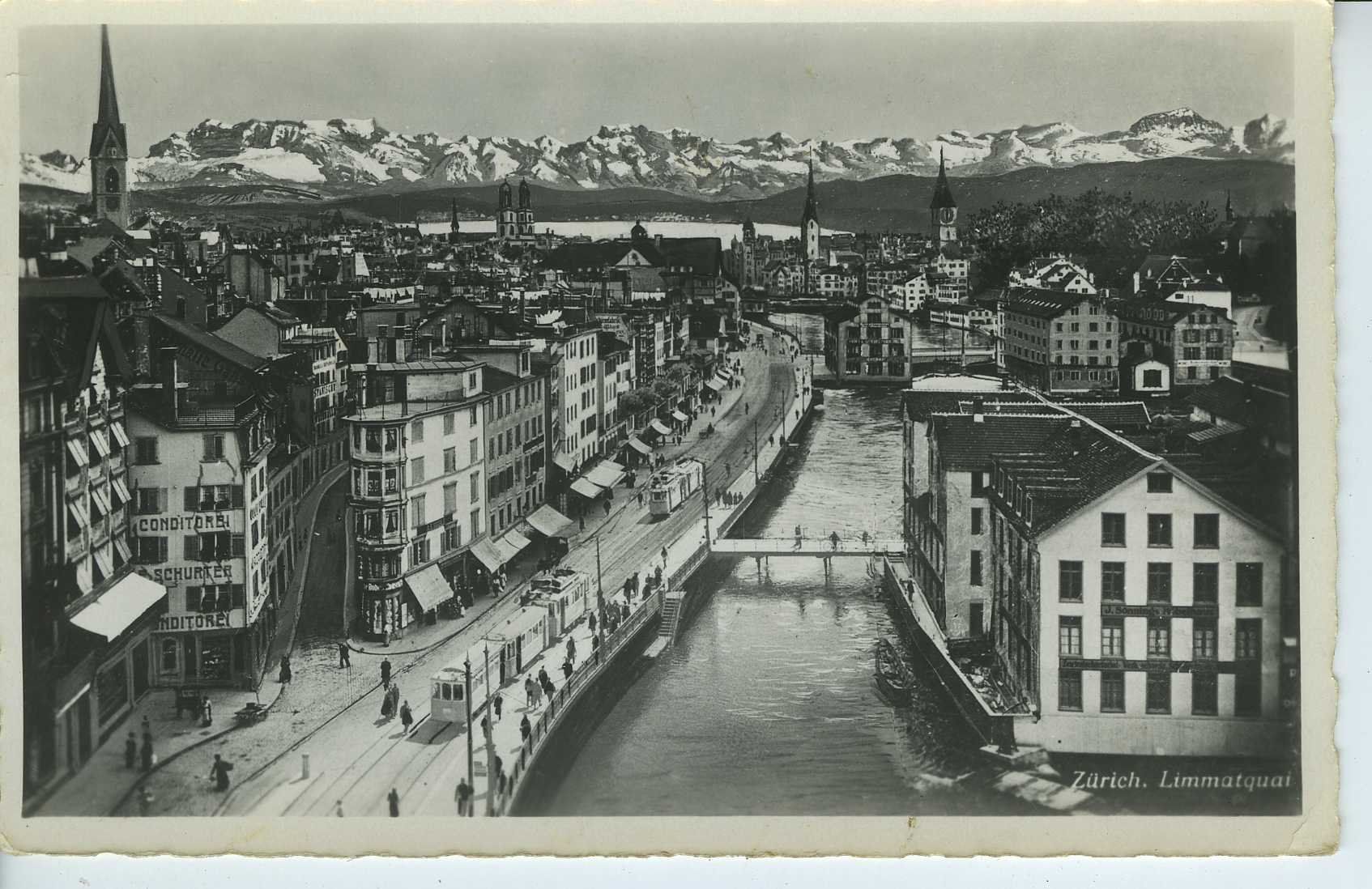 Cartoline postali: Zürich - Limmatquai – Usato da Schleitheim venduto da Pmschlaate