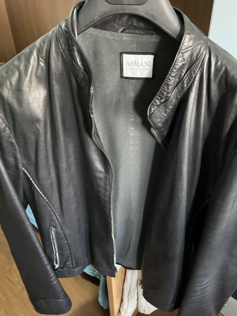 Armani Giacche: Collezione Armani real leather jacket sz48 – Usato da Dietlikon venduto da clf_g9mp