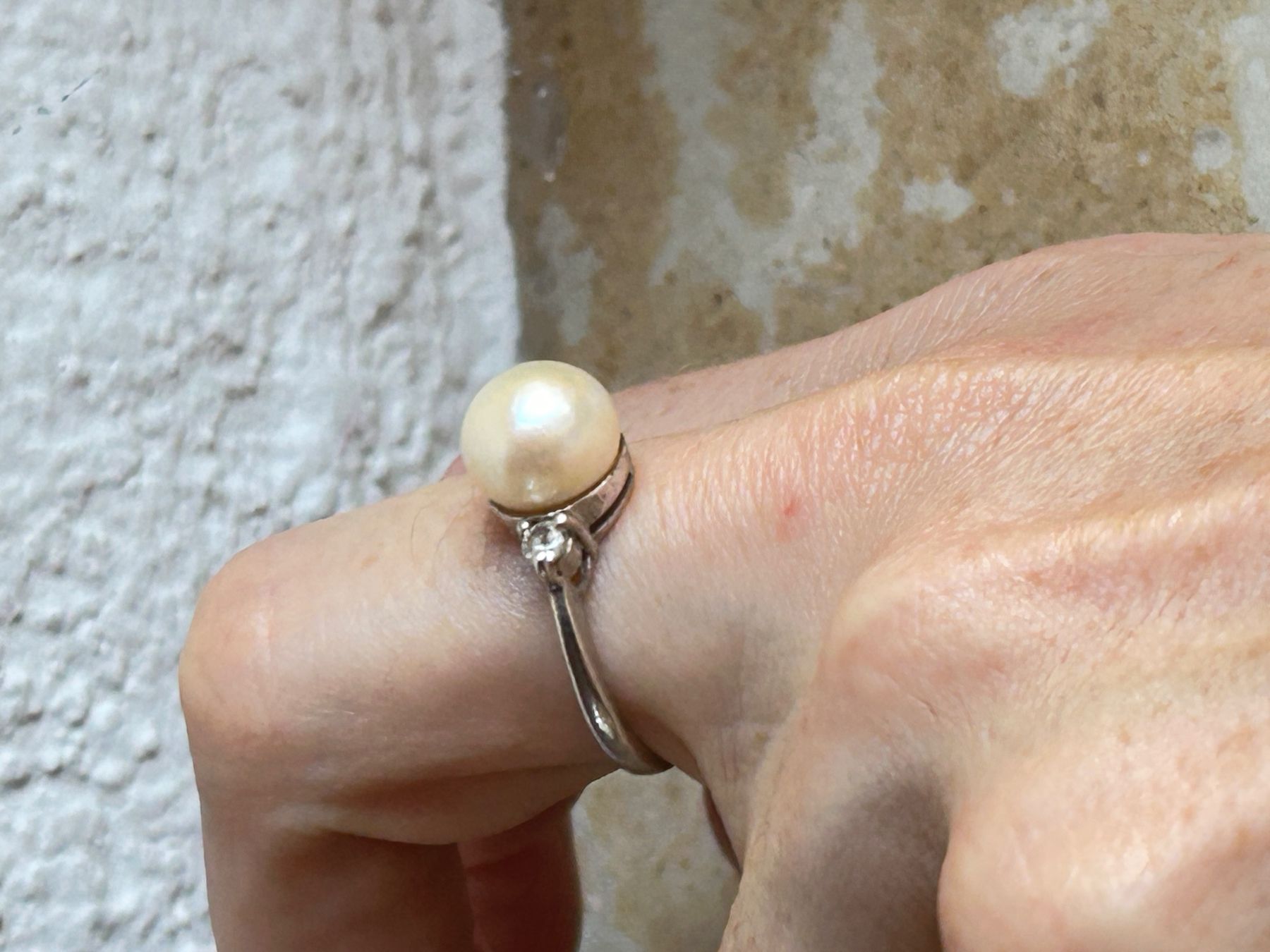 Anelli: Elegante Vintage Perlenring  (55/17.5) – Usato da Laufen venduto da Bellavitaboom 2