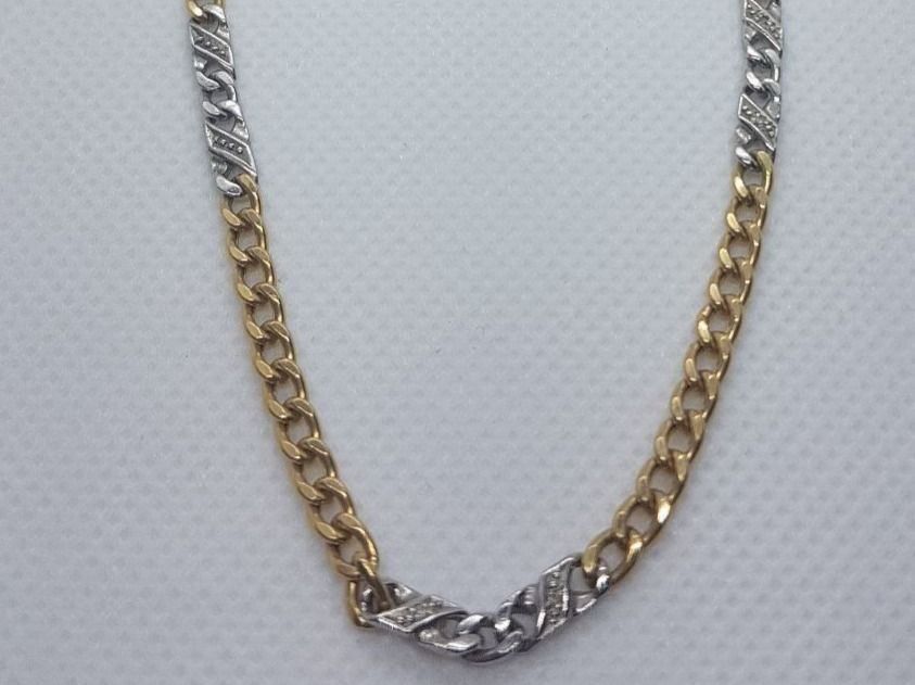 Ketten: Schmuckset im Panzer Look – Neu (gemäss Beschreibung) aus Unterägeri von Altgoldschmuck