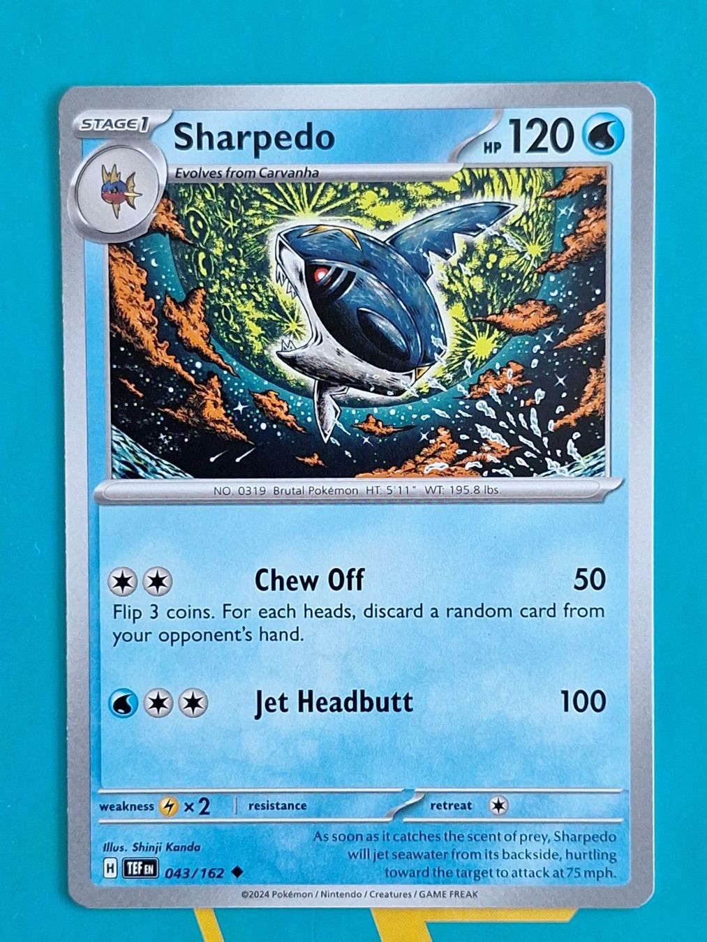 Pokémon Carte collezionabili: Sharpedo - Temporal Forces Pokemon - #7.1 – Usato da Altstätten SG venduto da GGsGameshop
