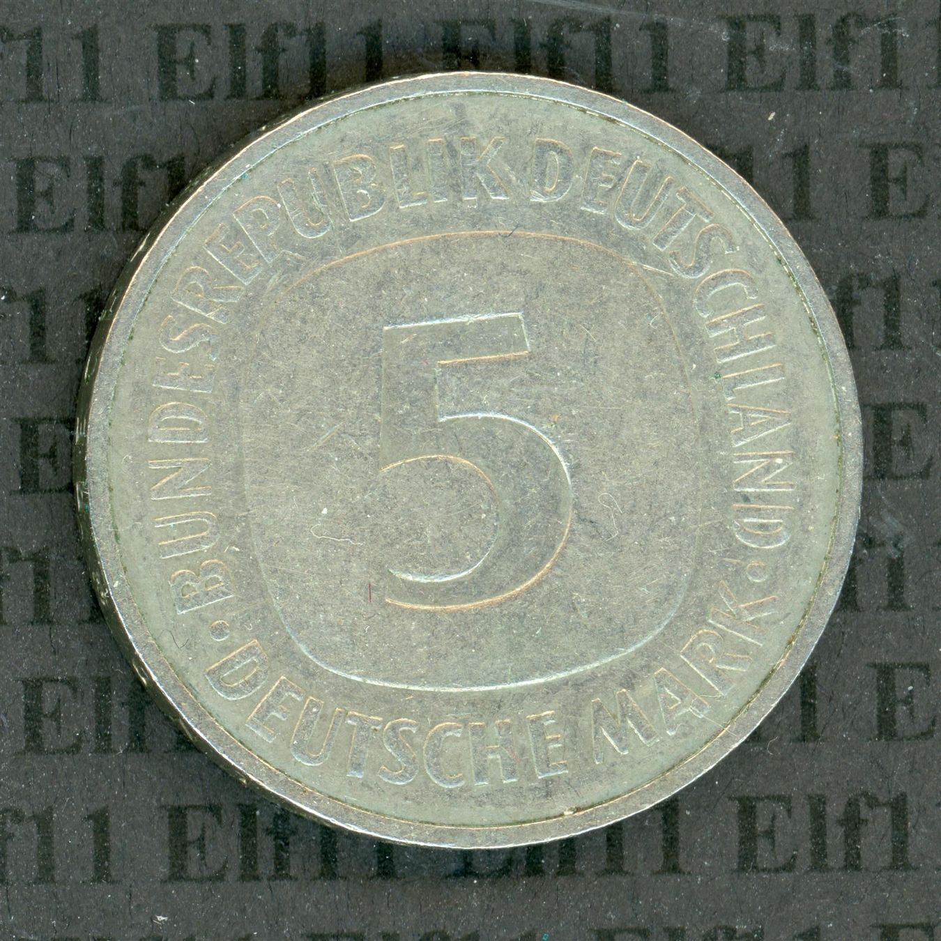 Tutti le monete: DEM___5.00 1975J -vz 5 Deutsche Mark – Usato da Widnau venduto da Elf11 1