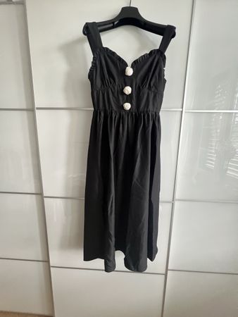 Chic Black Summer Dress - Size xs