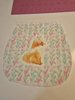Stoffrest Panel Zuschnitt Fuchs