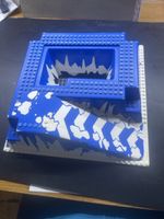 Lego Baseplatte mit Rampe 2552