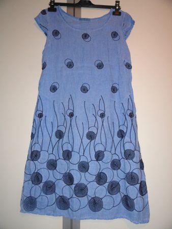 100 % LEINEN KLEID GR. M ***