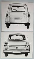 Trabant 600, 2x Fotos, Kombiwagen, Limousine, Auto,...
