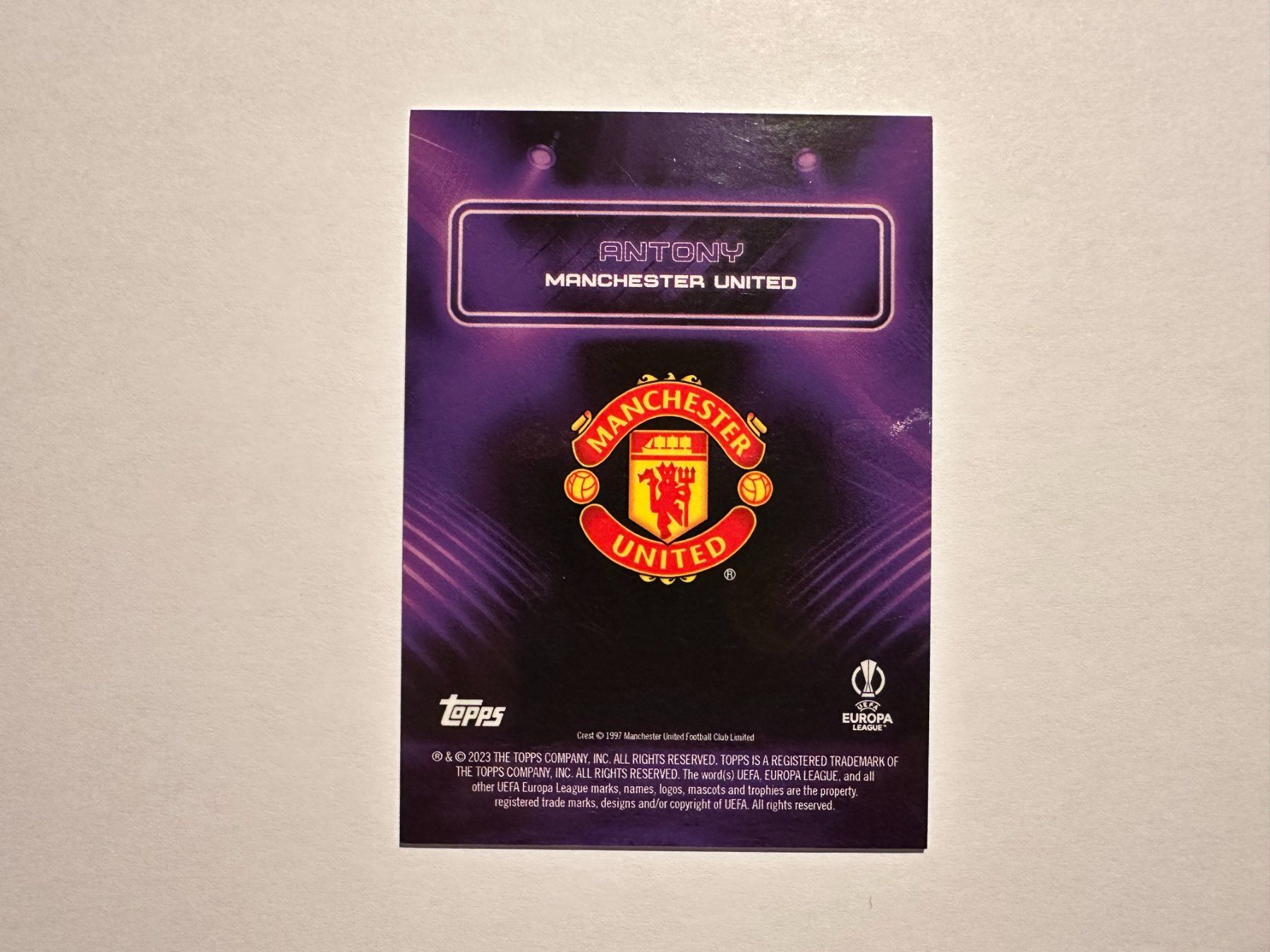 Topps Carte collezionabili: Antony 2023 Topps Showtime 25/25 – Usato da Hagendorn venduto da Pokecollectorch 3