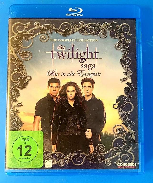 Tutti i DVDs: Blue Ray Twilight Saga Alle Filme  – Usato da Arbon venduto da chez-calibra
