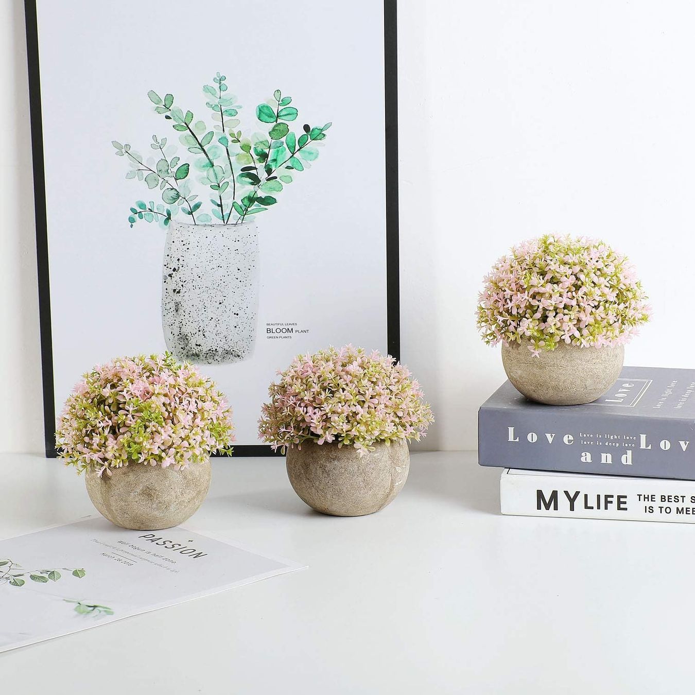 Piante & sementi: Kunstpflanze Rosa Blüten – Nuovo e nell'imballaggio originale da Nuglar venduto da SaleRitter 1
