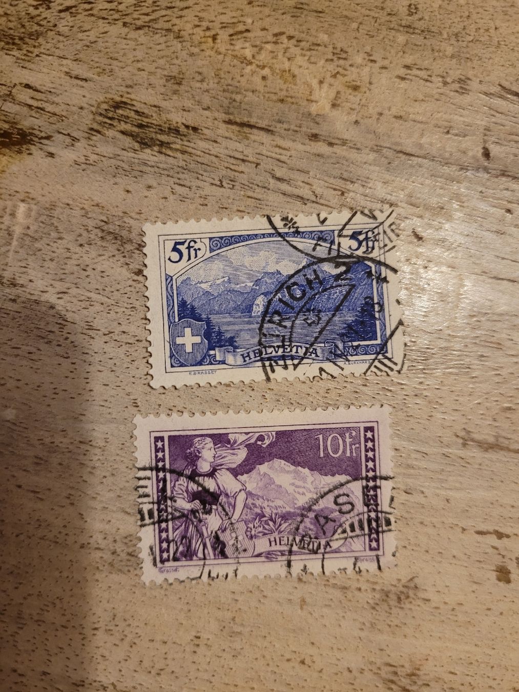 Tutti i francobolli: Gebirgslandschaften 1914 – Usato da Inwil venduto da Flower2325