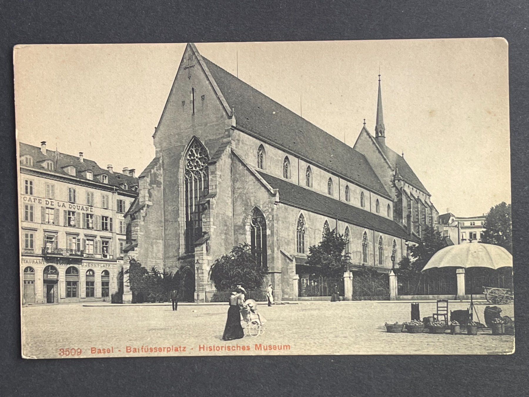 Ansichtskarten: Basel - Barfüsserplatz - Historisches Museum – Gebraucht aus Steg VS von _vinci_