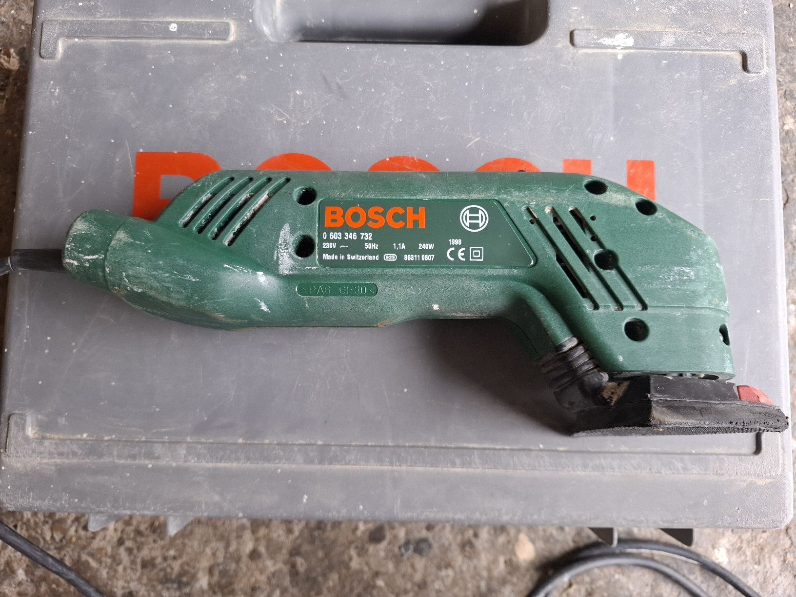 Bosch Schleifen & Polieren: Bosch PDA 240 E Schleifmaschine mit Koffer – Gebraucht aus Glattfelden von volvo140920 2