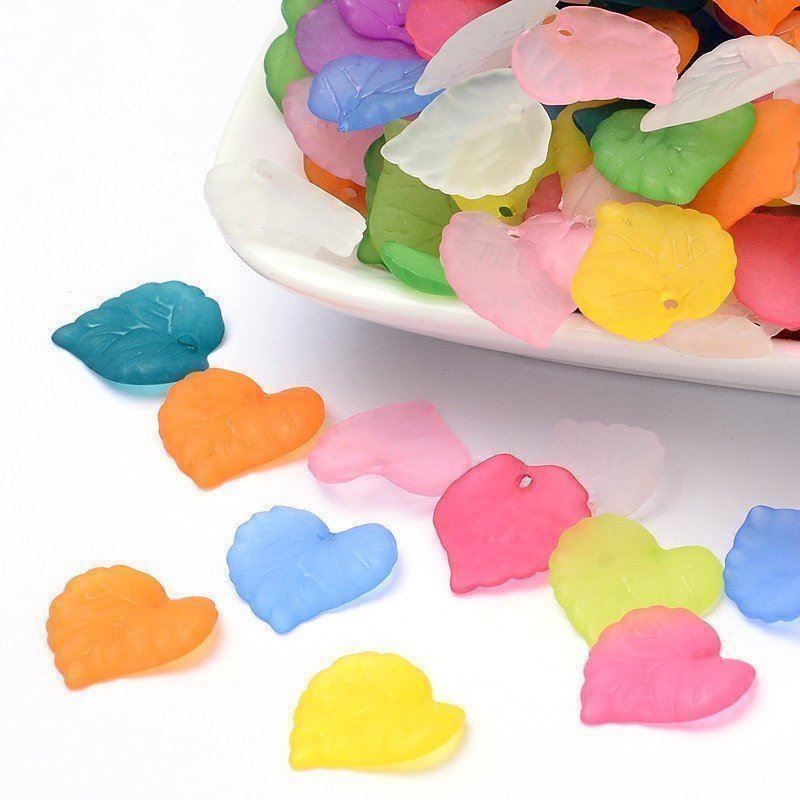 Perle (finte): Acrylperlen Transp. gefrostet Blatt 20St – Nuovo (secondo la descrizione) da Rüegsau venduto da Tausendfreund