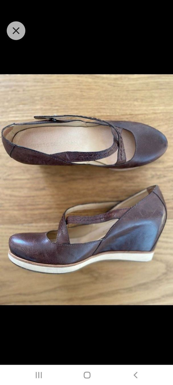 Scarpe da donna: Zeppa 37 pelle marrone  comode e belle – Usato da Coldrerio venduto da Addicted2Art 4