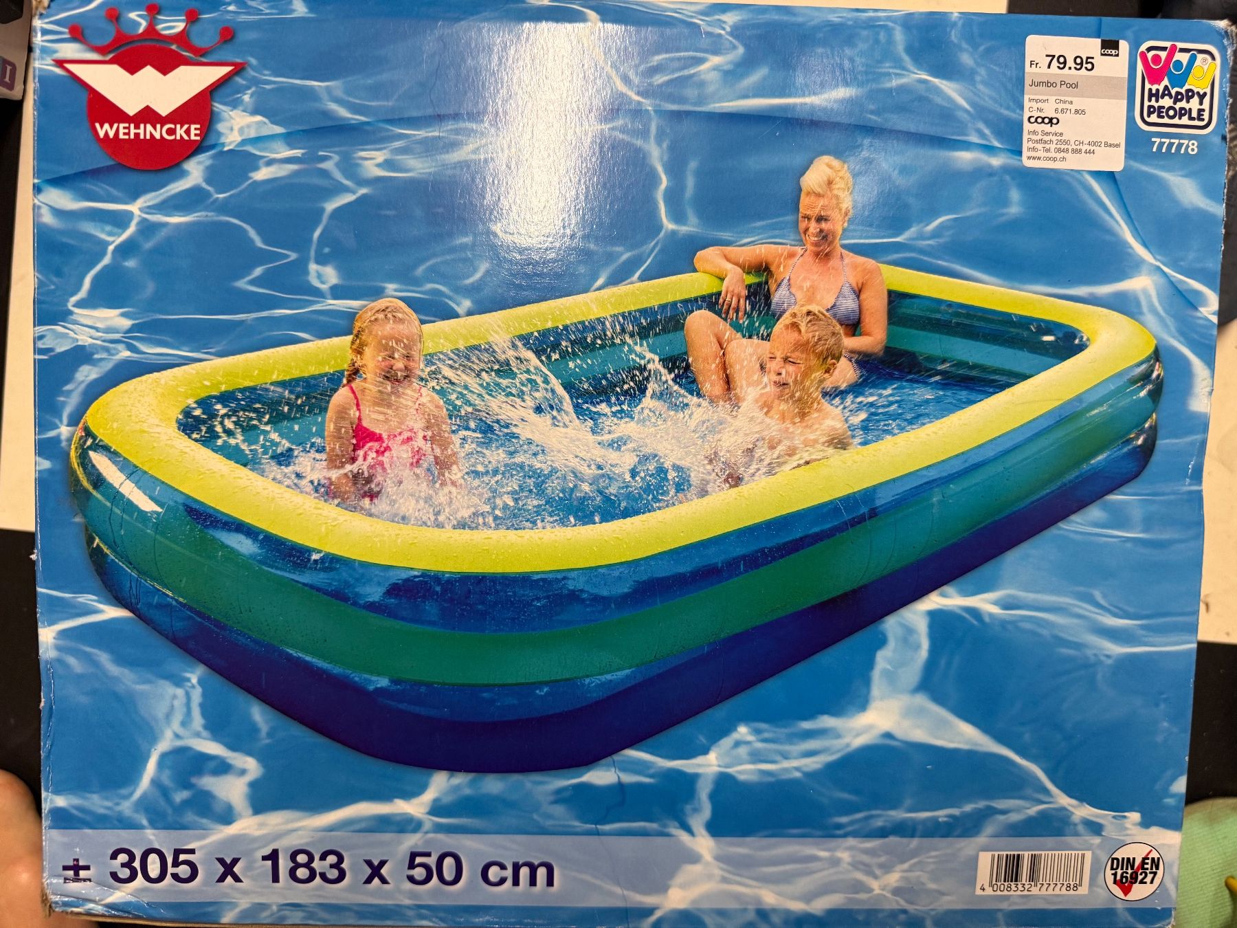 Piscine: Kinder Pool aufblasbar ungebraucht – Nuovo (secondo la descrizione) da Winkel venduto da gatta