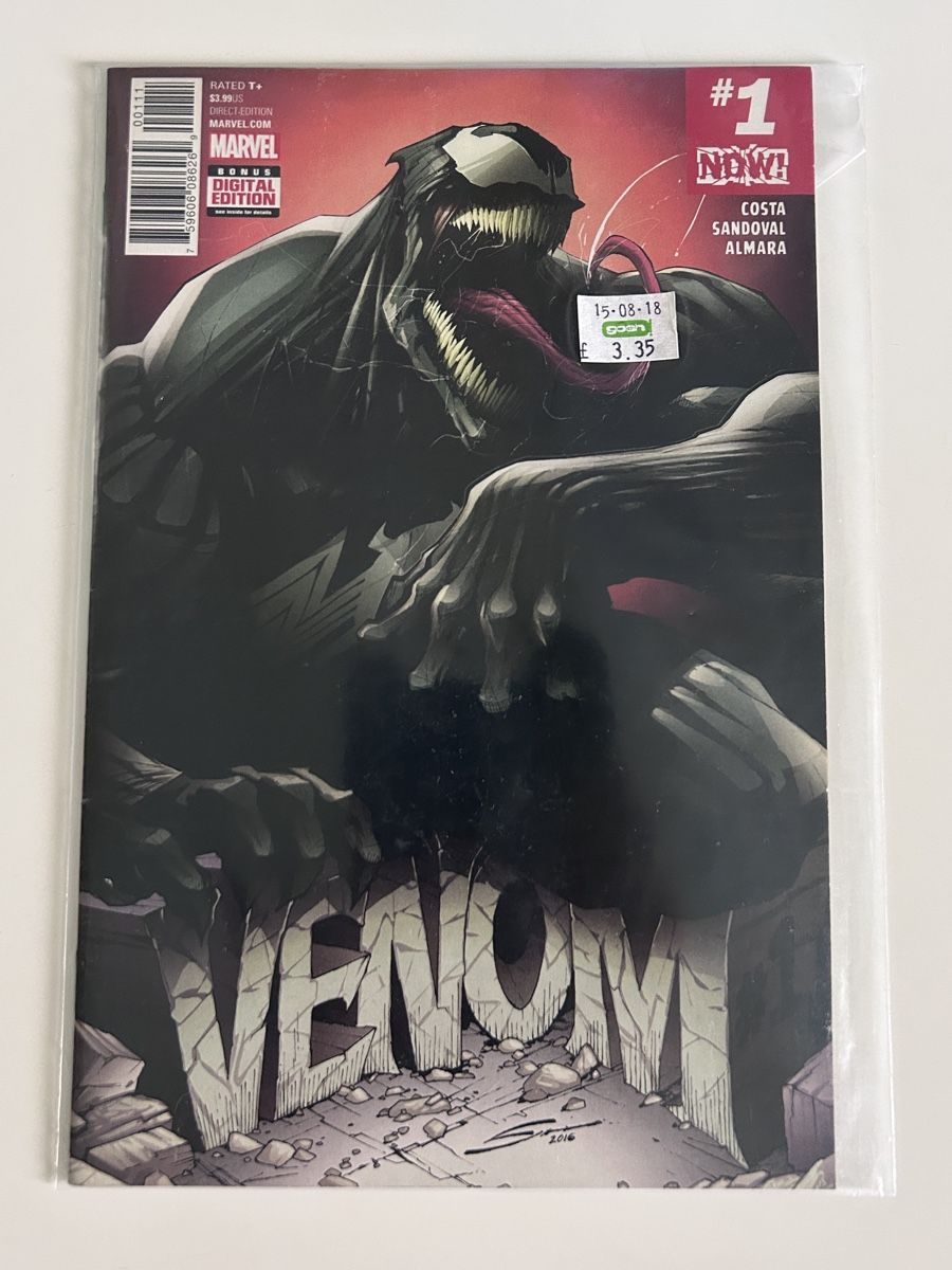 Fumetti: Venom comic book #1 Marvel 2016 – Nuovo (secondo la descrizione) da Rapperswil SG venduto da mil.bin