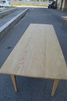 Antiker Langer Breiter frisch Restaurierter Tisch Tannenholz