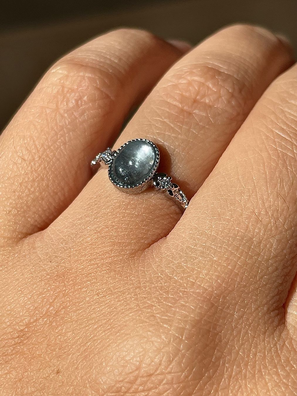 Anelli: Echter Aquamarinring – Edelsteinring – Nuovo e nell'imballaggio originale da Schiers venduto da sisikristall 2