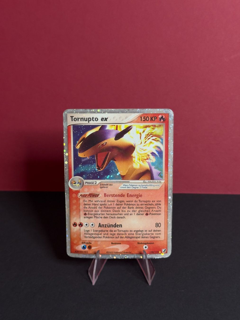 Pokémon Sammelbilder & Trading cards: Tornupto ex #110 Rare Holo Unseen Forces – Gebraucht aus Cham von JCollects