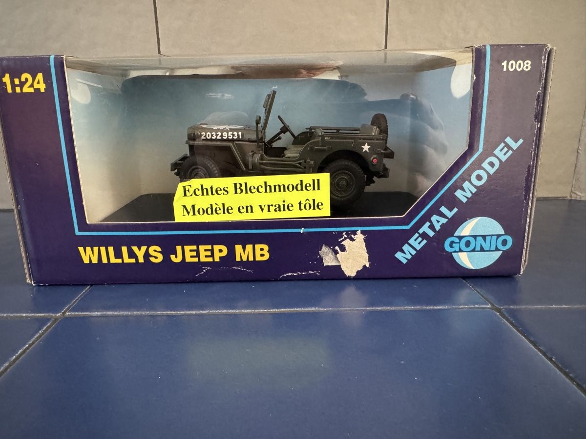 Willys Modellini d'auto: Willys Jeep MB – Nuovo e nell'imballaggio originale da Triesen venduto da .SPM. 6