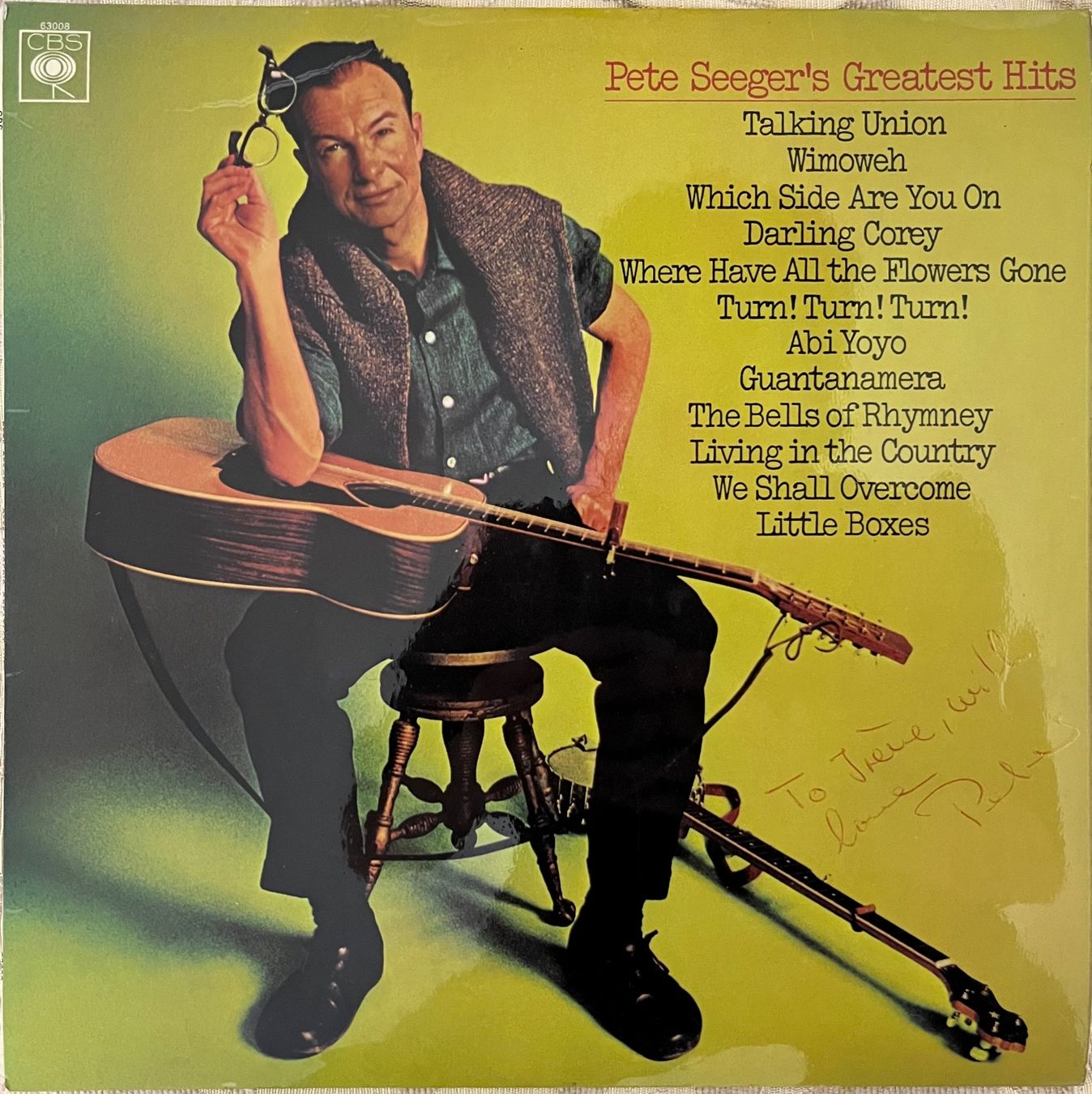 Dischi in vinile: Pete Seeger, einschließlich eines signierten Albums – Usato da Döttingen venduto da zha_xh2w 1
