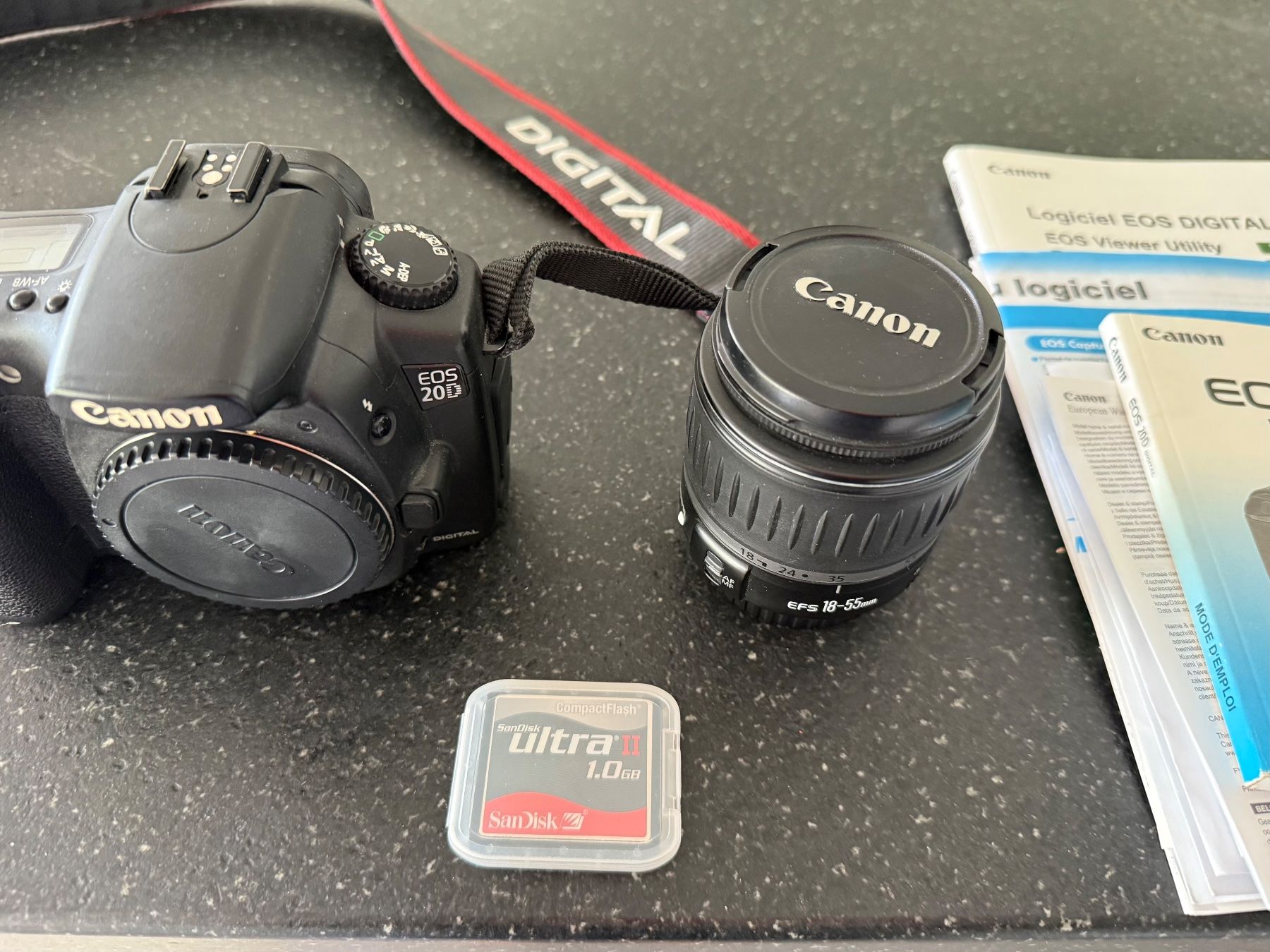 Canon Fotocamera: Canon EOS 20D + objectif 18-55mm + carte mémoire 1 Go – Usato da Chardonne venduto da Electrolite.ch 5