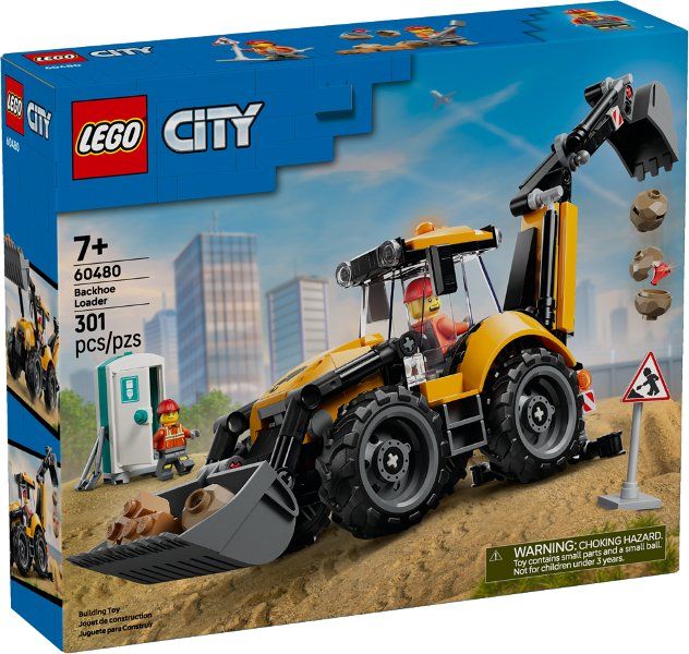 Lego Kit di costruzioni: LEGO City 60480 Backhoe Loader – Nuovo e nell'imballaggio originale da Basadingen venduto da NekoBricks