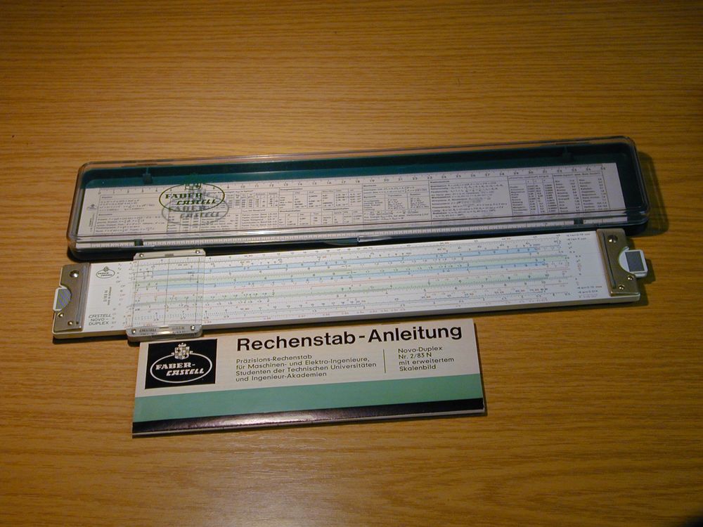 FABER-CASTELL RECHENSCHIEBER 2/83N NOVO-DUPLEX (Neu (gemäss ...