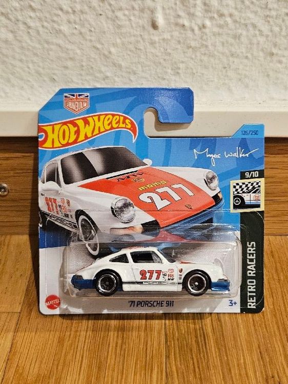 Hot Wheels 1:64 - Porsche 911 Magnus Walker 2018 - Édition Nightburnez 10/10 - Blanche