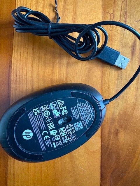 Hewlett Packard Mouse: HP-Maus mit USB-Anschluss – Usato da Zürich venduto da ganzgut1001 1