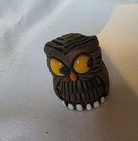 Eule Figur Naturstein handgemacht wunder schön 