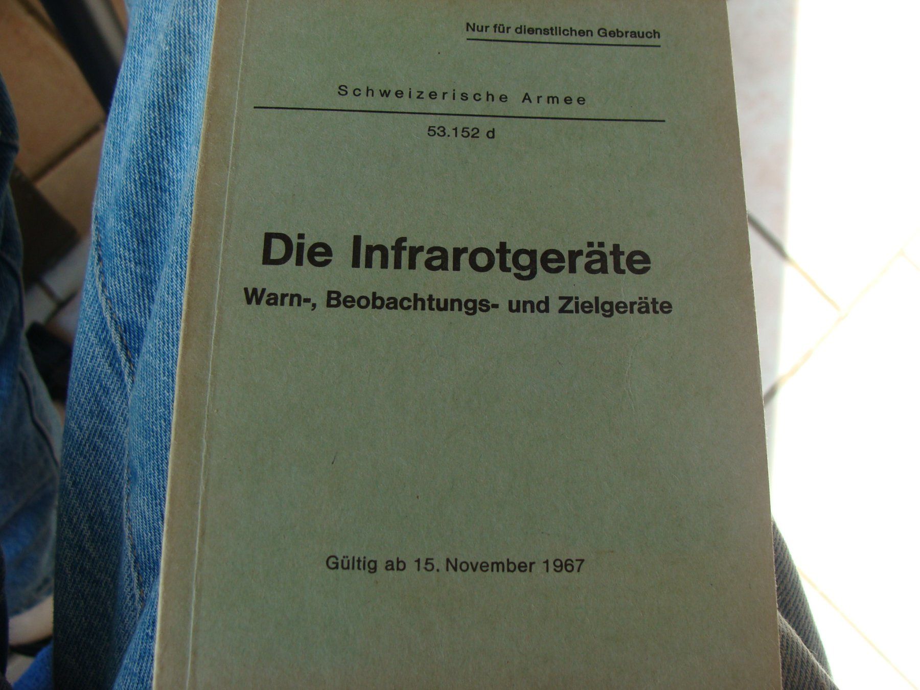 Bücher: Die infrarotgerate  édition 1967 – Gebraucht aus Cuarny von hen_g7hn