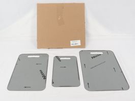 LACOR Schneidebrett Titanium 3er Set