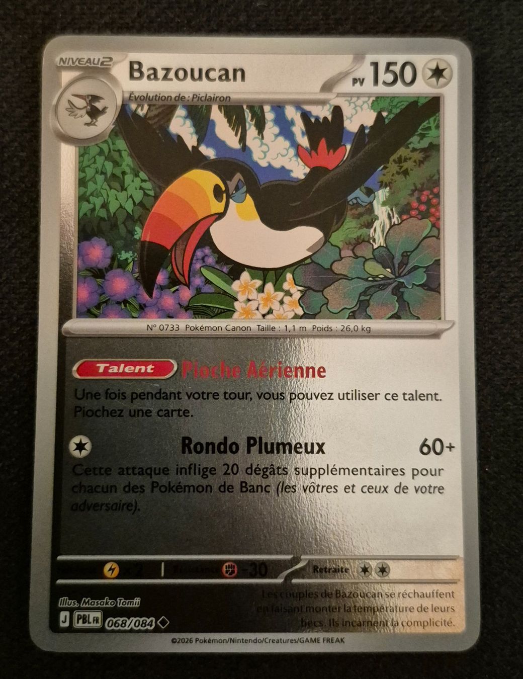 Pokémon Carte collezionabili: BAZOUCAN 068/084 REVERSE POKEMON NUIT NOIRE – Usato da Grand-Lancy venduto da luc111
