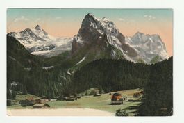 Ansichtskarte Rosenlaui Wetterhorn 1911 gelaufen