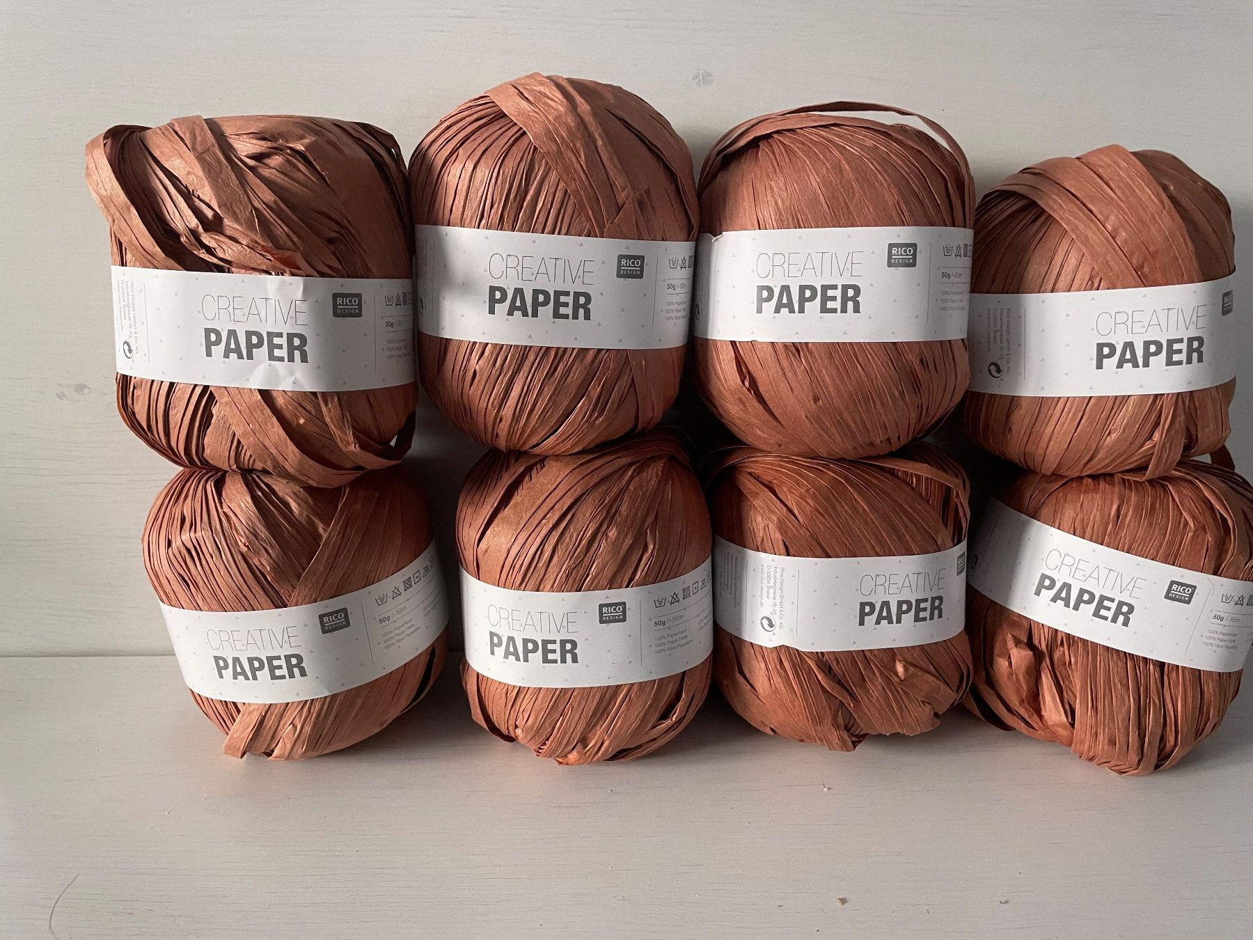 Lana: 8 Knäuel creative paper (Papierwolle) – Nuovo e nell'imballaggio originale da Büsserach venduto da bor_s88m 1