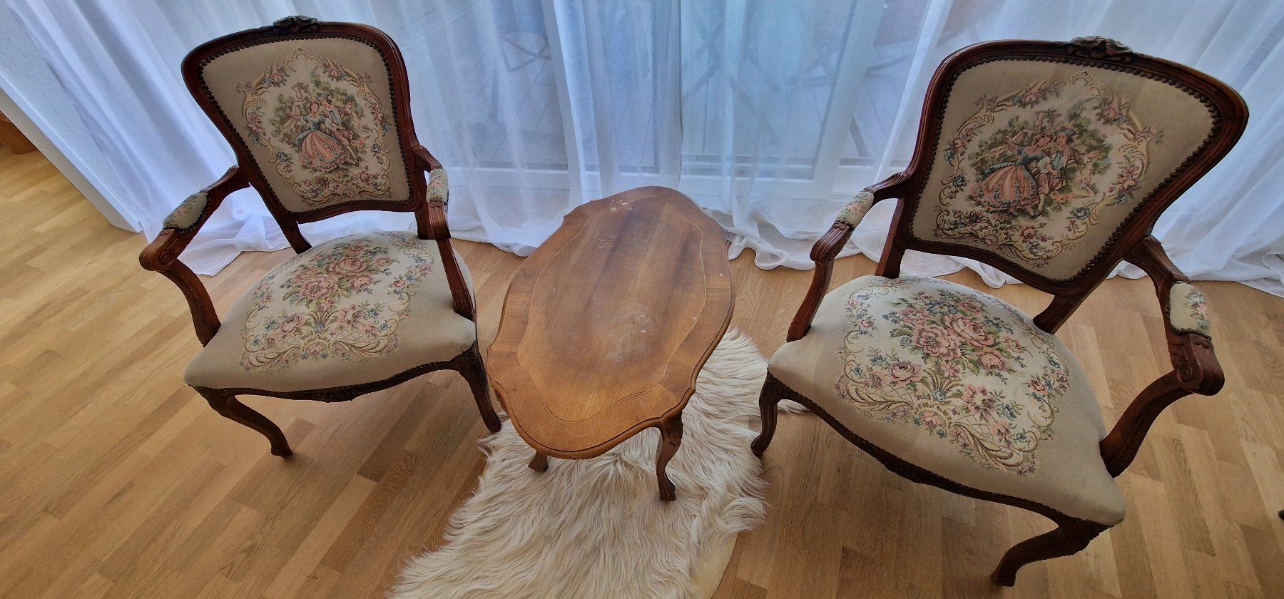 Fauteuils: Ludwik 2 Sessel und Tisch Antik Polisander – D'occasion à Niederwangen BE par tim_8hyw 3