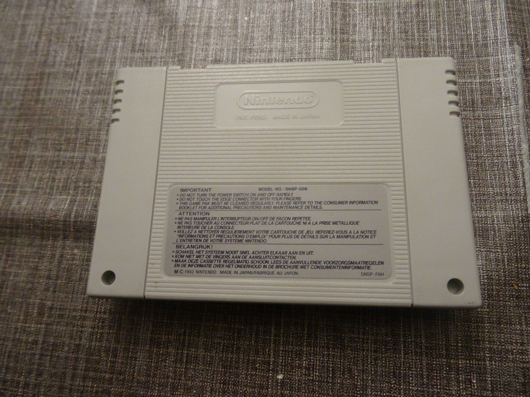Nintendo Giochi: Super Nintendo SNES - Zero the Kamikaze Squirrel – Usato da Olten venduto da Disc-Ausverkauf 1