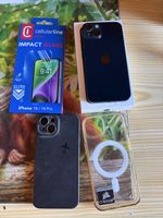 iPhone 14 mit Riss im Display  mit Schachtel & Cover 