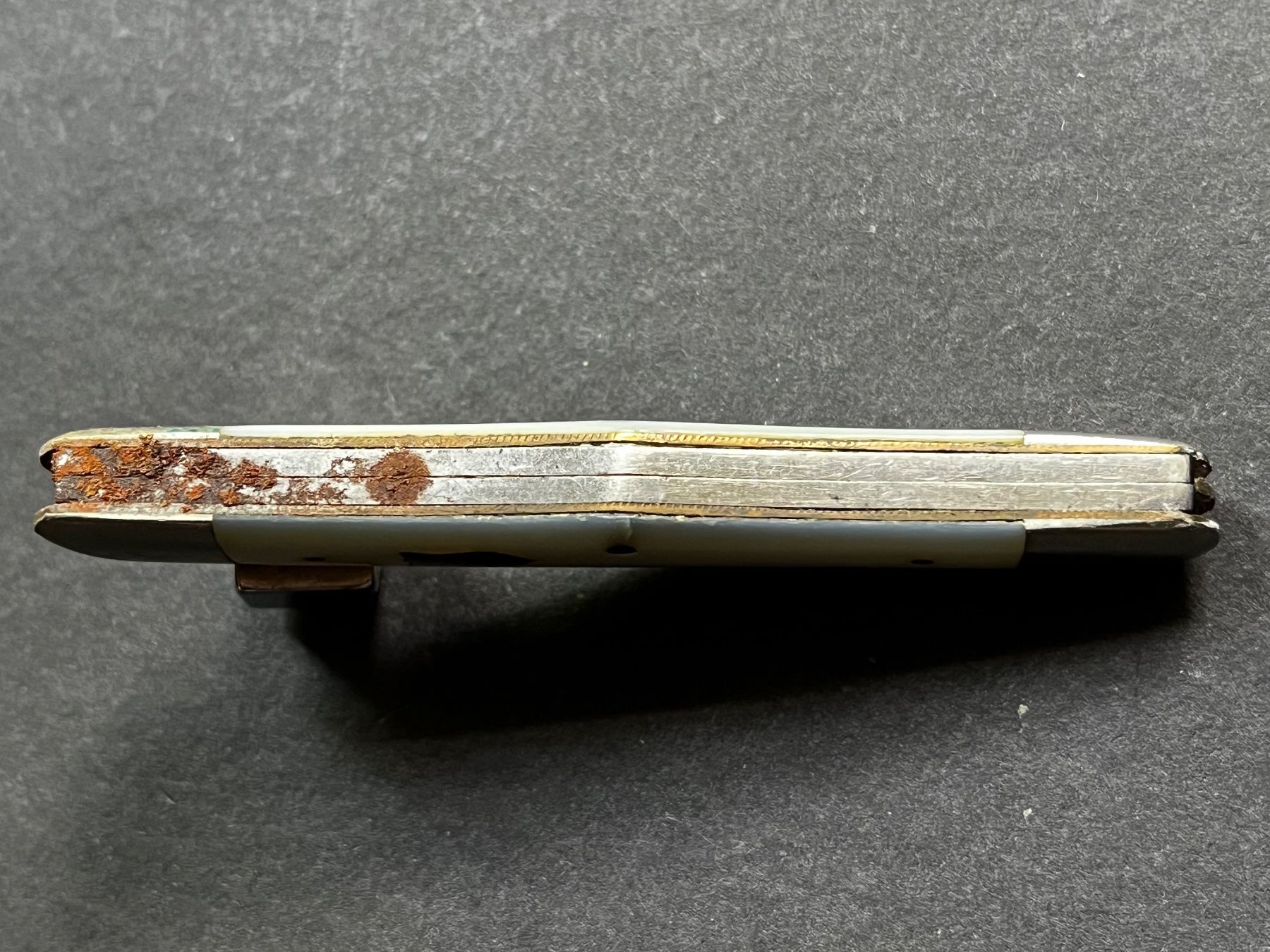 Solingen Coltelli tascabile: Antikes Sackmesser aus Solingen 79 mm - Perlmutt – Usato da Zürich venduto da FV.vintage 7