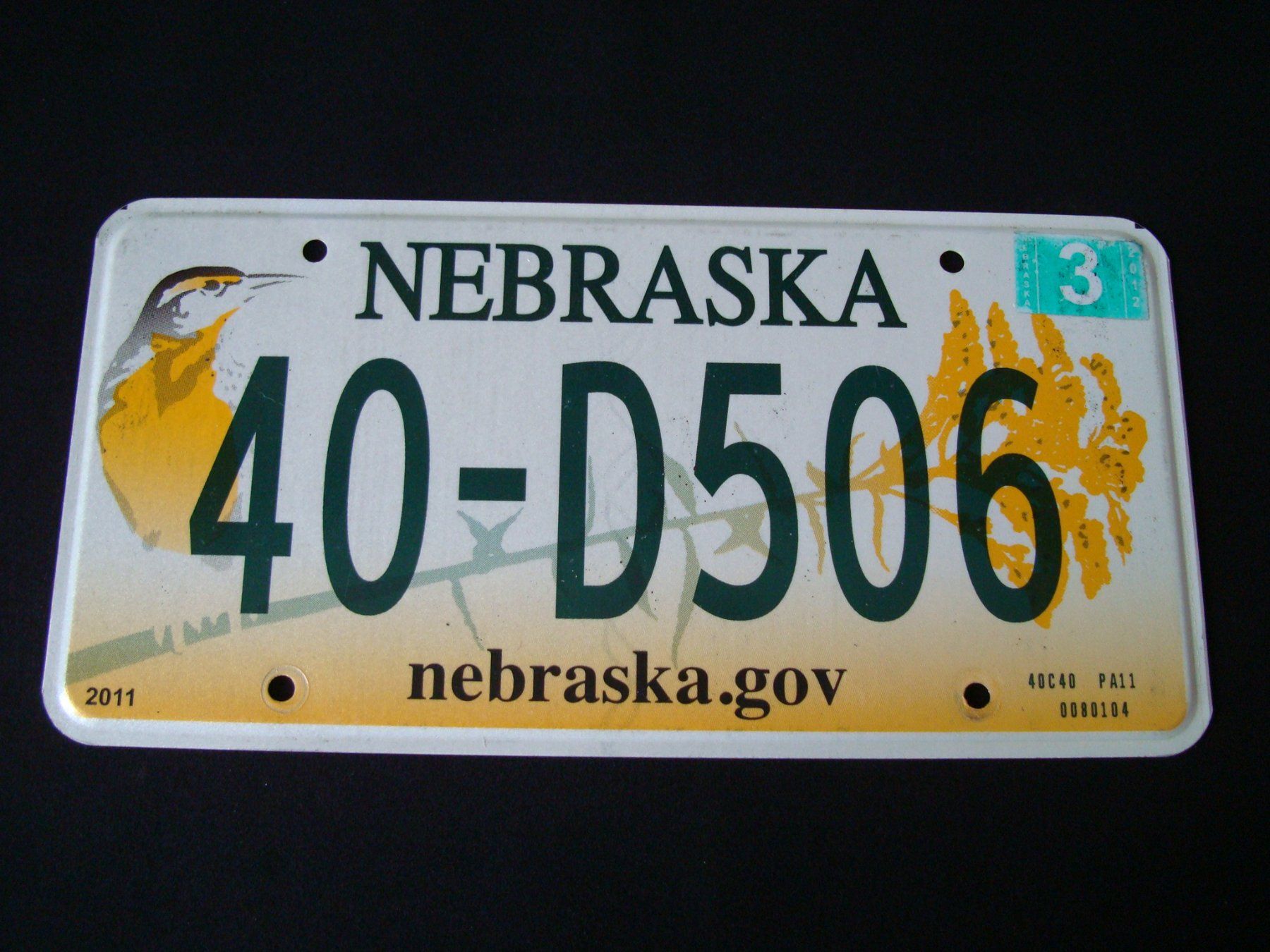 Ecriteaux: NEBRASKA 40-D506 – D'occasion à Scherz par 5246