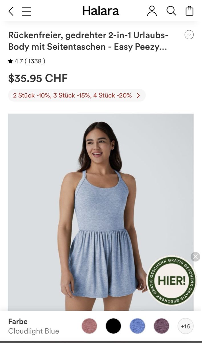 Halara Jumpsuits: Halara Jumpsuit – Neuf avec emballage d'origine à Zürich par mellymawi