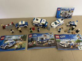 Lego City Polizei 7279 + 4436 + 60142 + 60239
