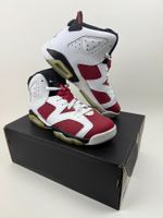 Air Jordan 6 Retro BG Carmine Gr. 39 (weiß/rot/schwarz) OVP