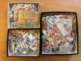 Kleine Briefmarkensammlung (v.a. Frankreich, Italien)