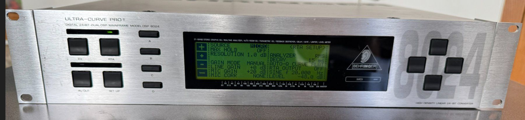 Behringer Equalizzatori: Ultra-Curve Pro DSP8024 Digital 24-Bit Dual-DSP Processor – Usato da Urdorf venduto da polytron
