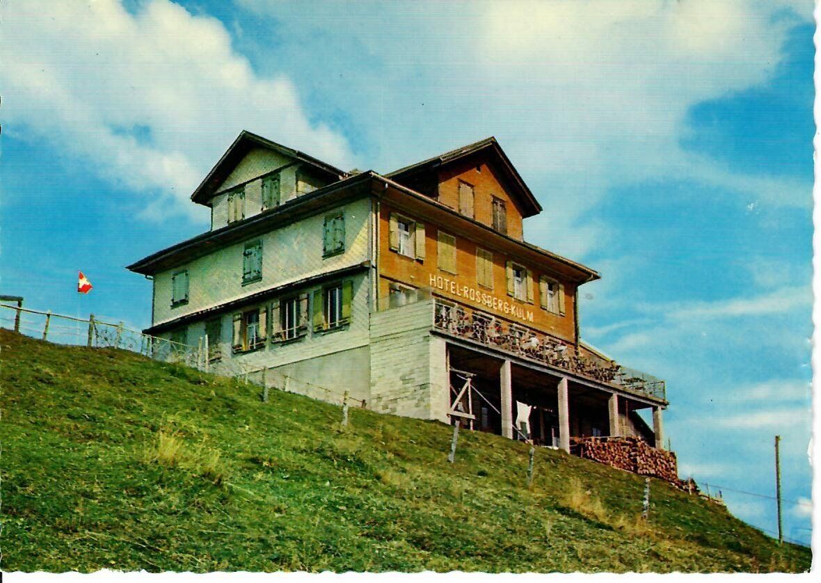 Ansichtskarten: Hotel Rossberg Kulm - Wildspitz – Gebraucht aus Hochdorf von Ziegel-16